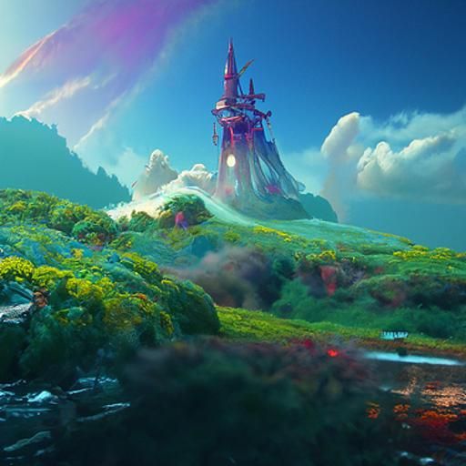 Mothership in Dream Field: Anime Key Visual