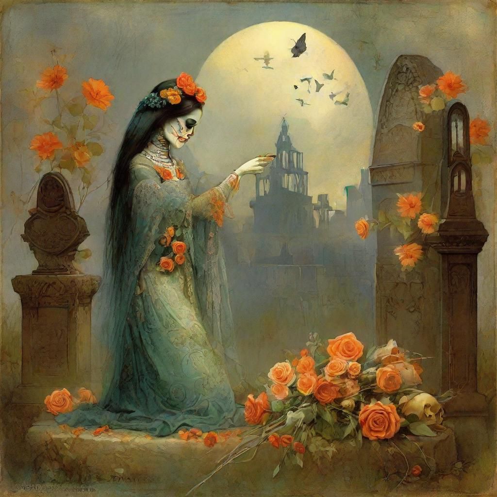 Dia de los Muertos Grave Offering