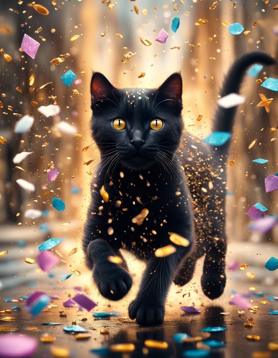 confetti kitten