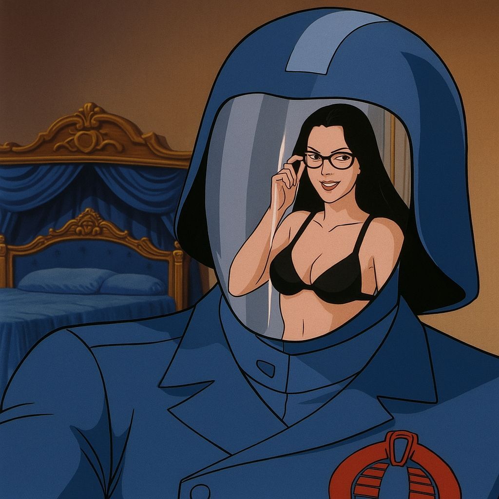 Cobra Commander's Reflection of the Baroness