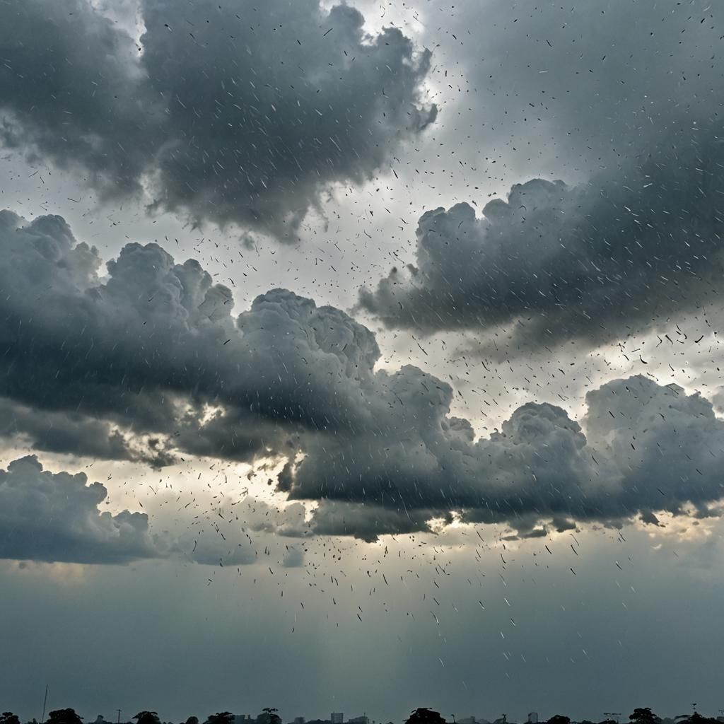 Rain of Fortune: A Detailed Matte Painting