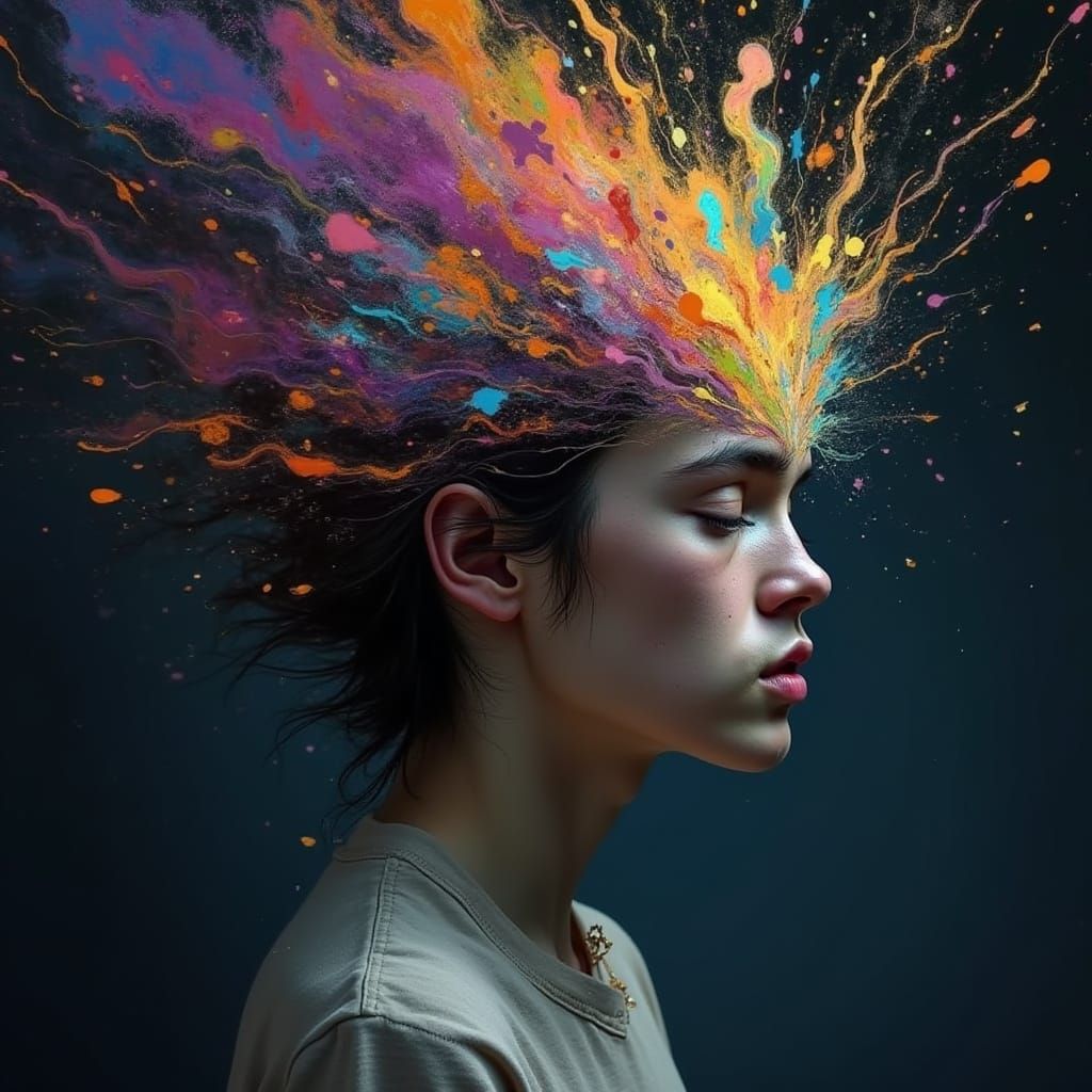 Anguished Mind Unleashes Vibrant Psychedelic Turmoil