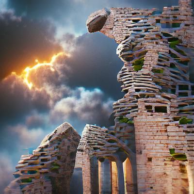 Rising from Ruins: A VRay Rendered Creation