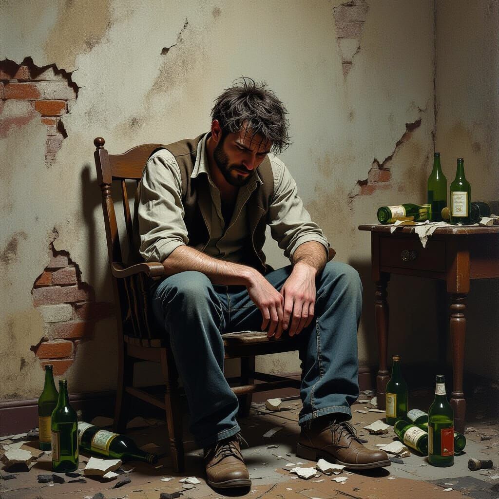 Sorrow and Regret in a Decayed Interior