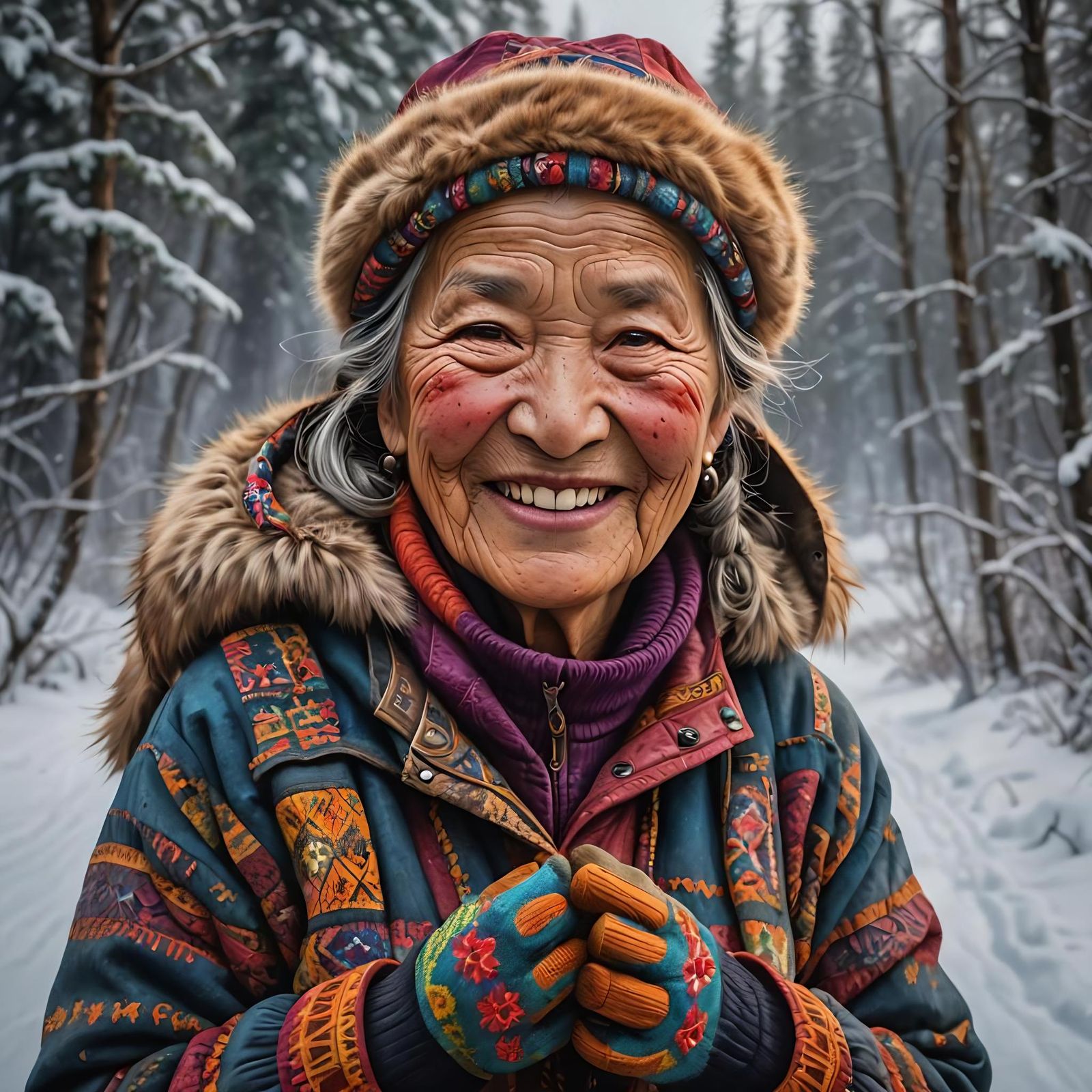 Alaskan older woman