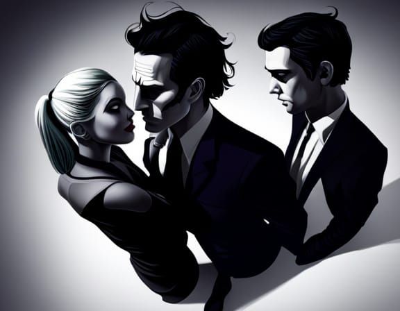 Joker and Harley Quinn in Dark Shadows