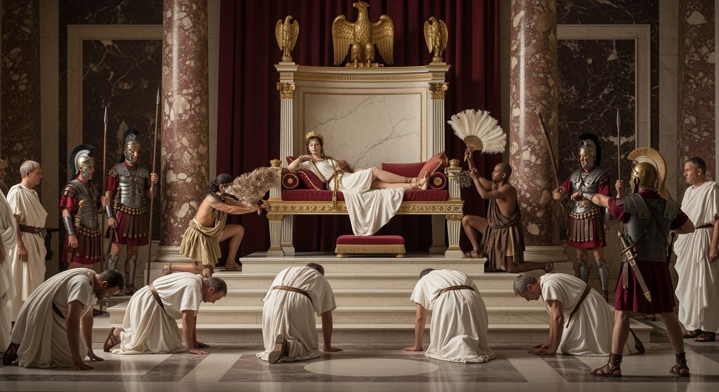 Empress Messalina's Throne Room in Ancient Rome Palace