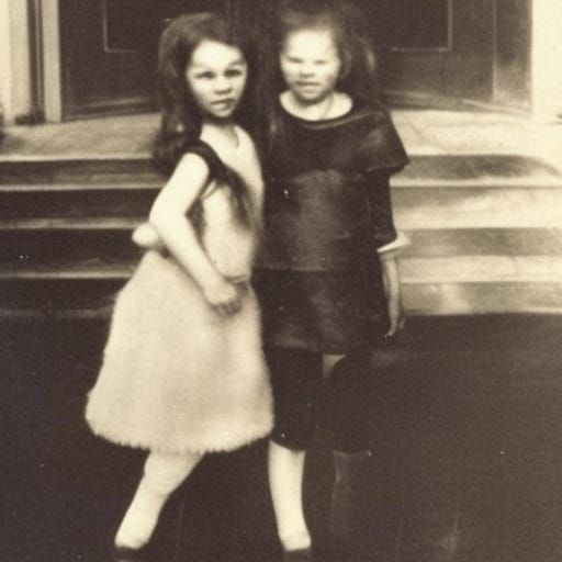 Vintage Photograph in Aged Style