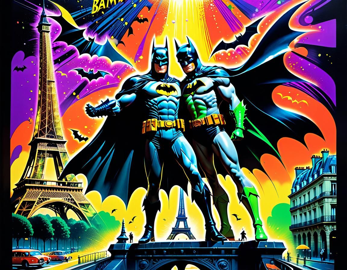 Batman (and his French cousin) Manbat do Paris...