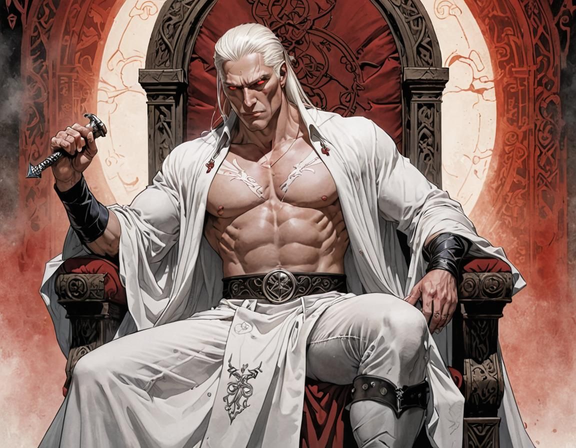 Elric of Melnibone: Detailed Comic Art Illustration