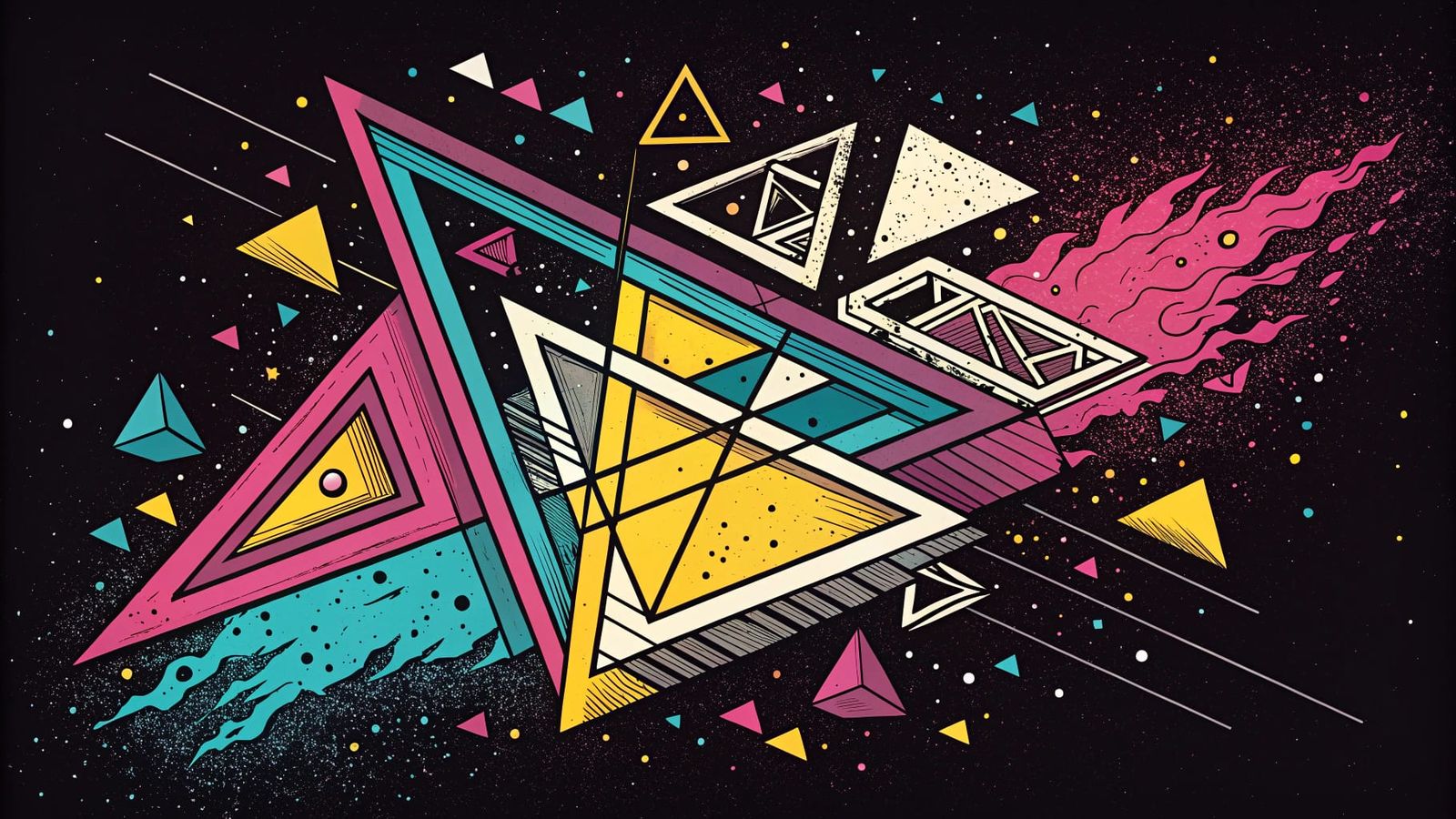 Vibrant Geometric Collision