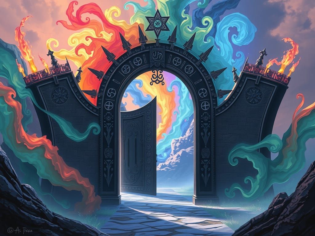 Mystical Gates to Fantastical Realms