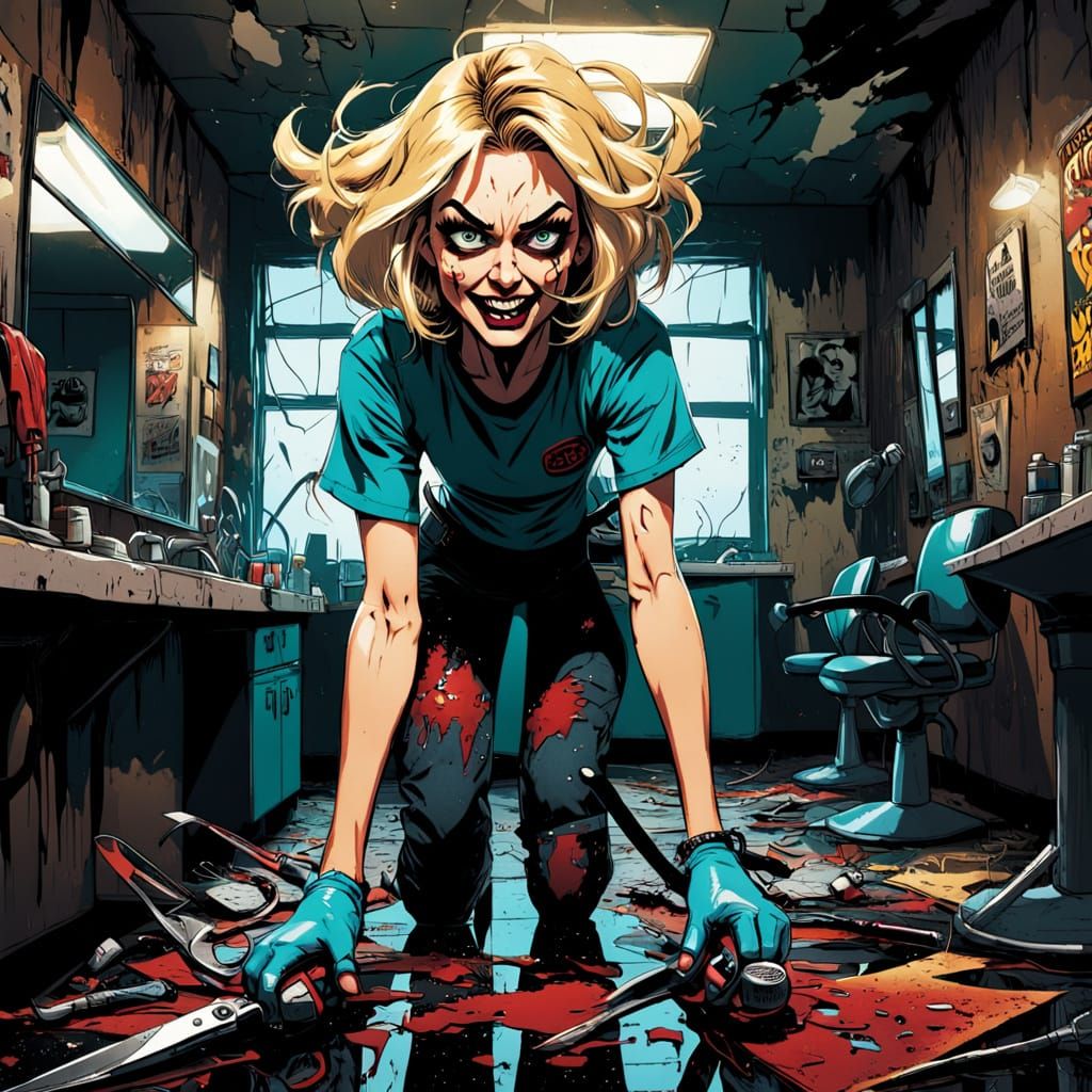 Gross-Out Cartoon Girl Twiggs Reigns in Decaying Salon