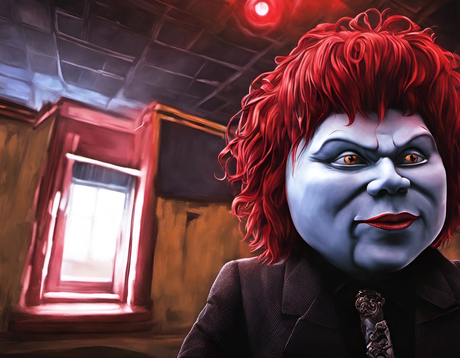 The Crimson King: An AI Generated Portrait