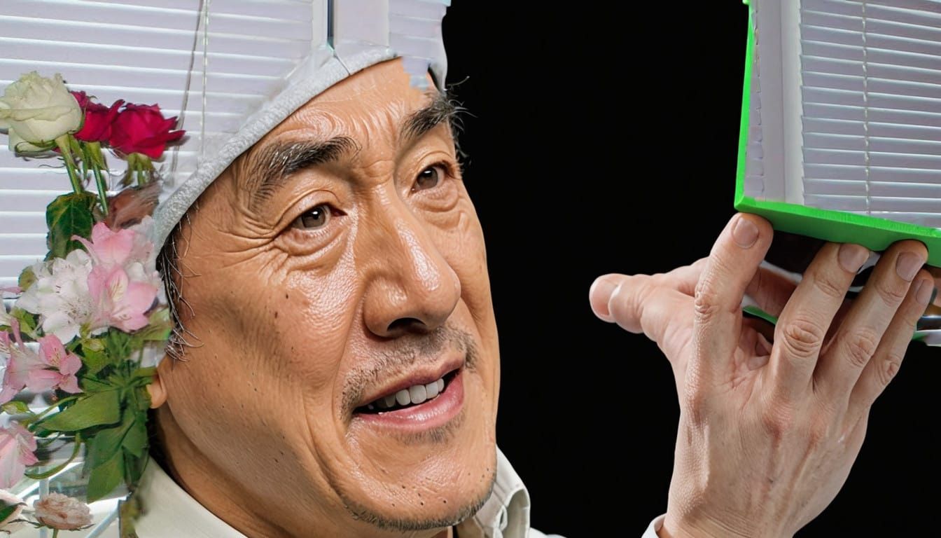 Jackie Chan in Action with a Mysterious Green Entity