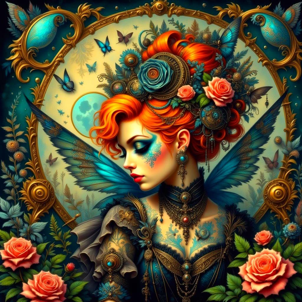 Fairy Punk Goddess Collects Supernova Shard in Fossilized Fi...