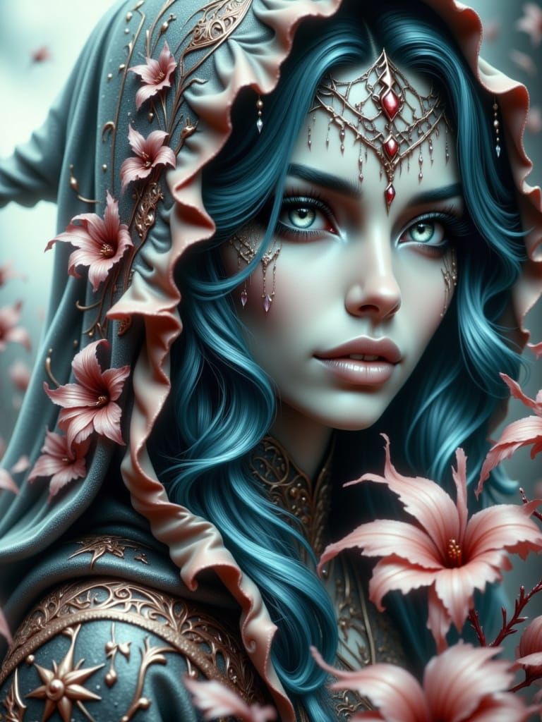 dark extreme close up, dark nighttime setting, dark backgrou...