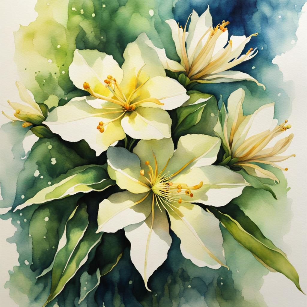 Watercolor Botany Masterpiece