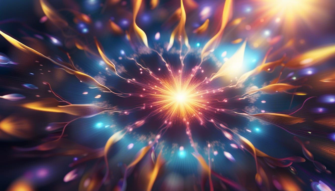 Surreal Flowers Created From Subatomic Particles