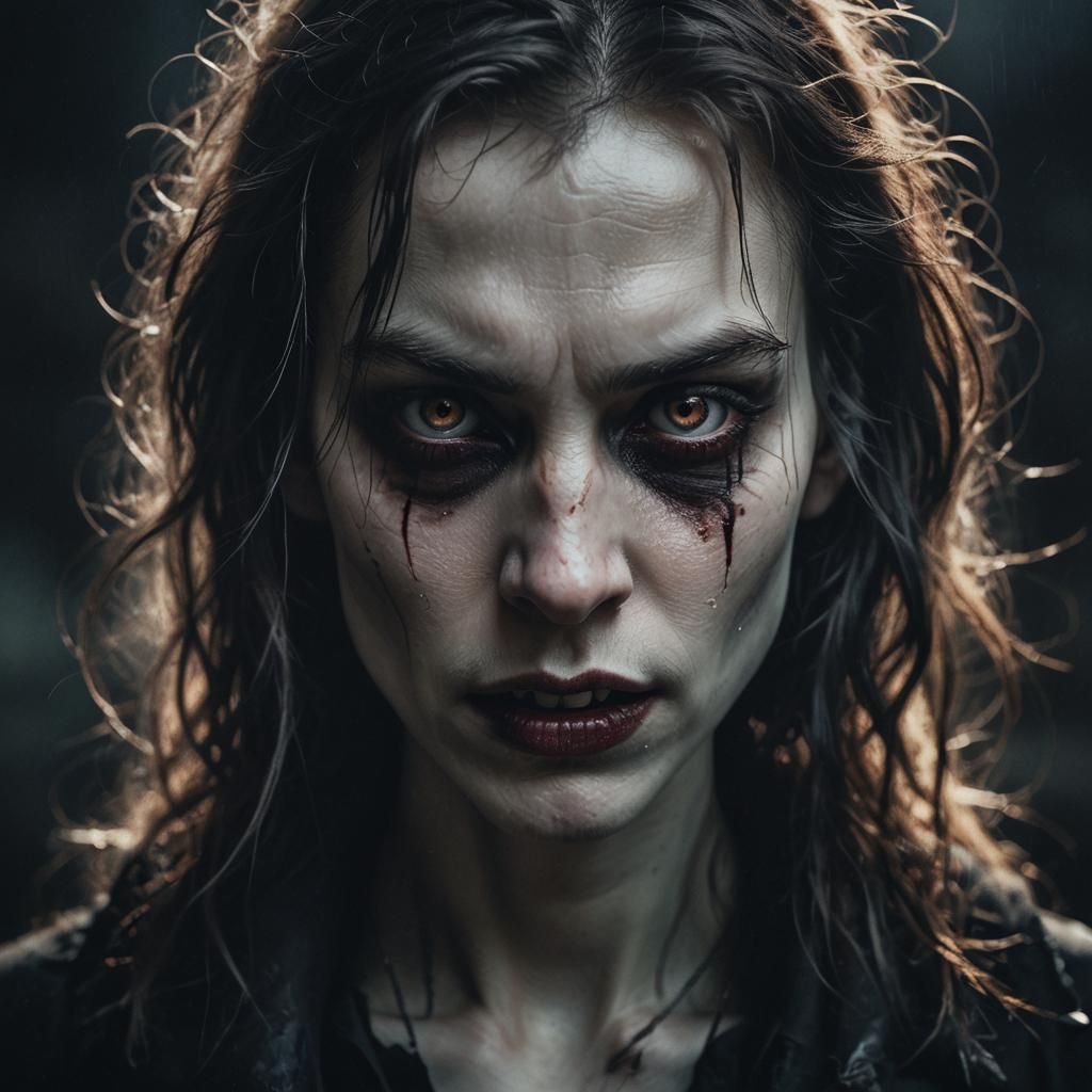 Cinematic Vampire Portrait in Dark Fantasy Style