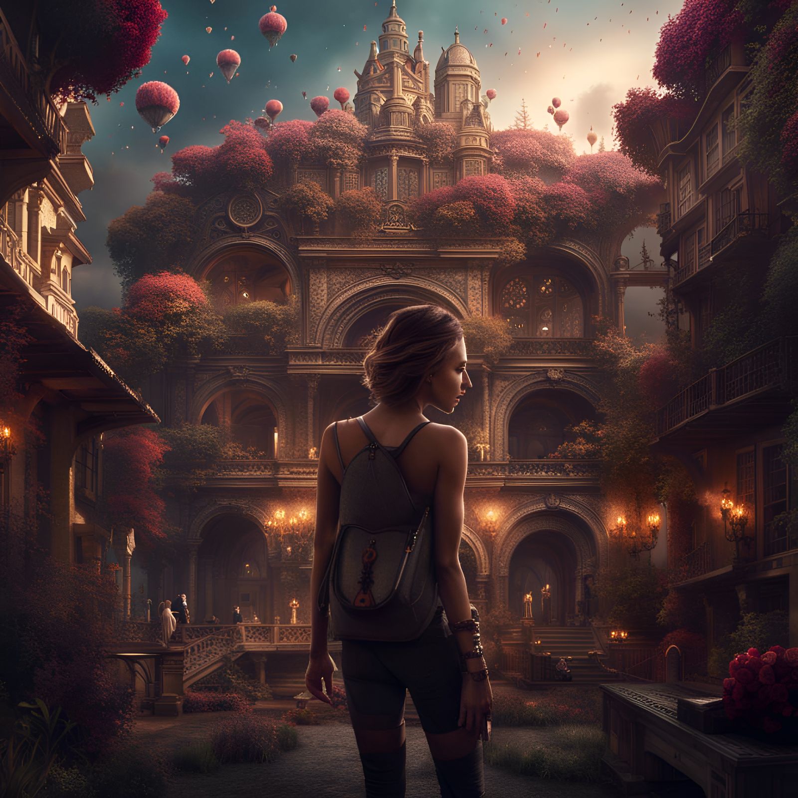 Epic Cinematic Digital Painting of Online Dating