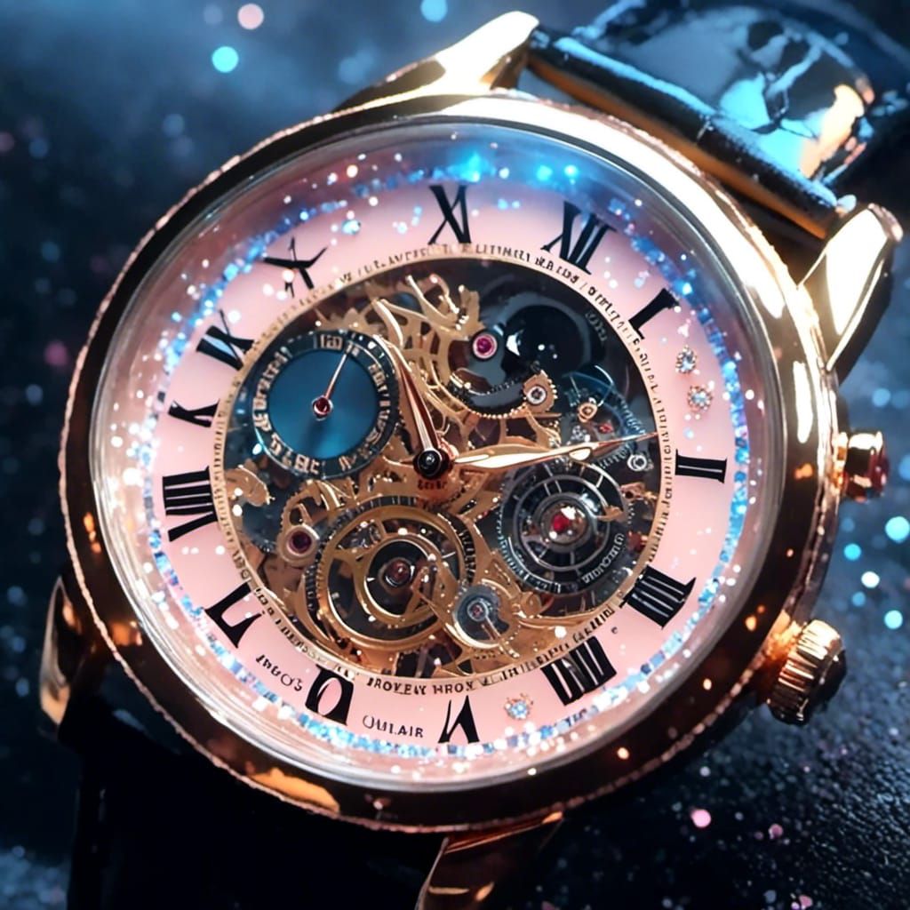 Late Wristwatch Gaze in Dreamy Darkness