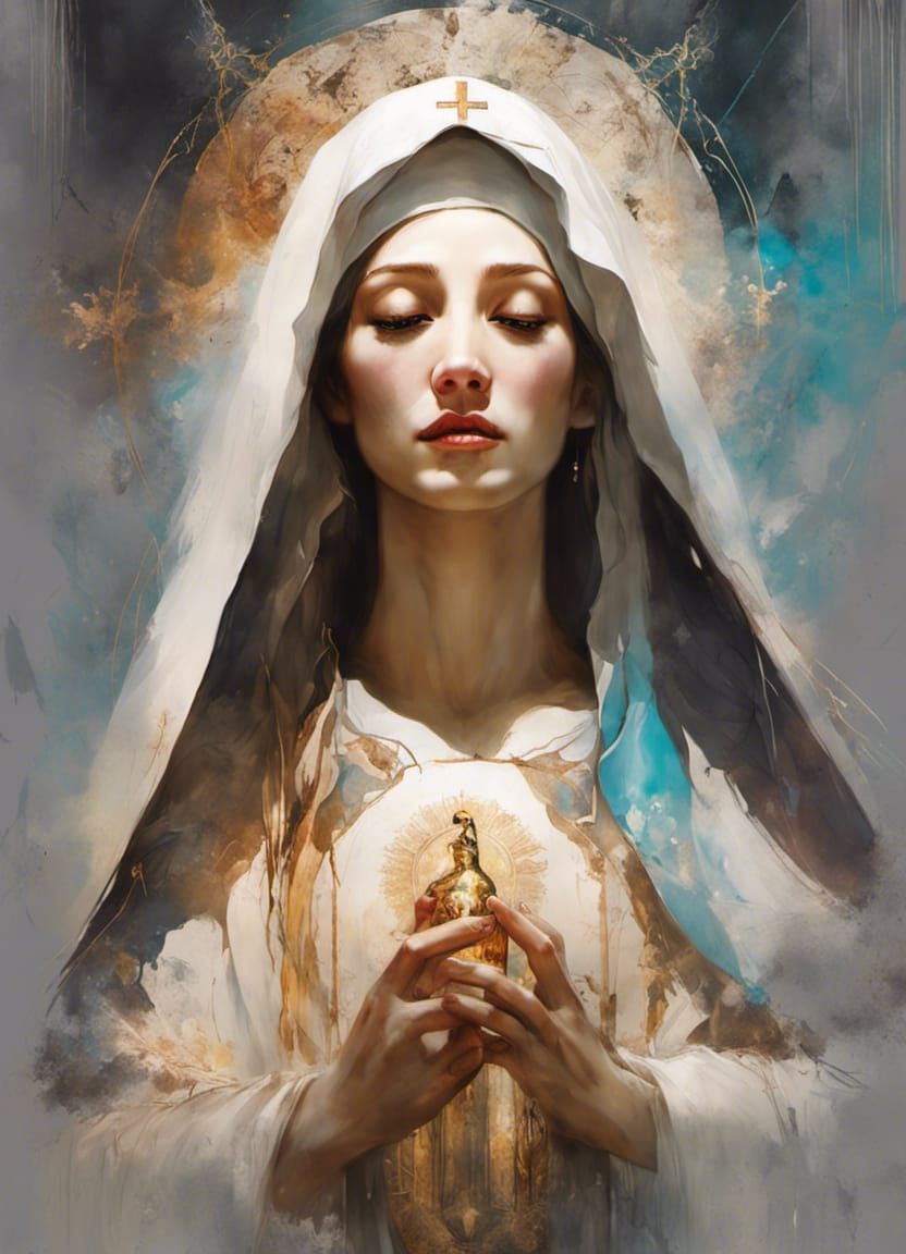Portrait of Virgin Mary 3