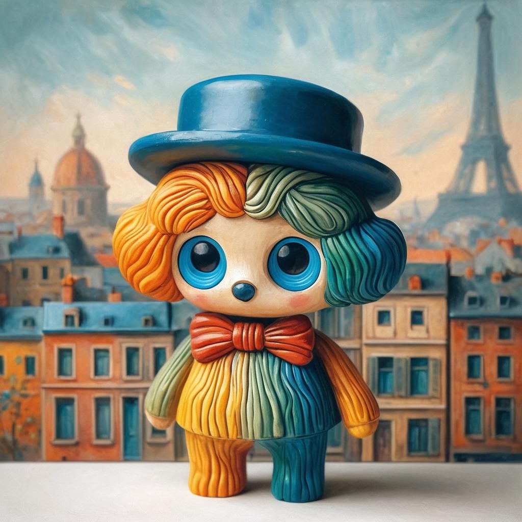 Carajonada, el muñeco del futuro. No hace ni dice nada.