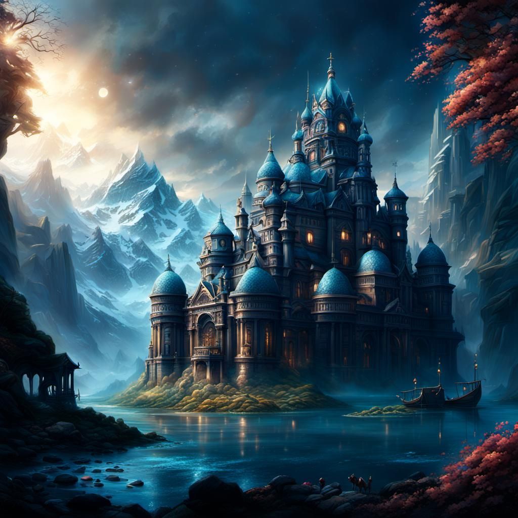 Epic Beauty in a Digital Matte Painting