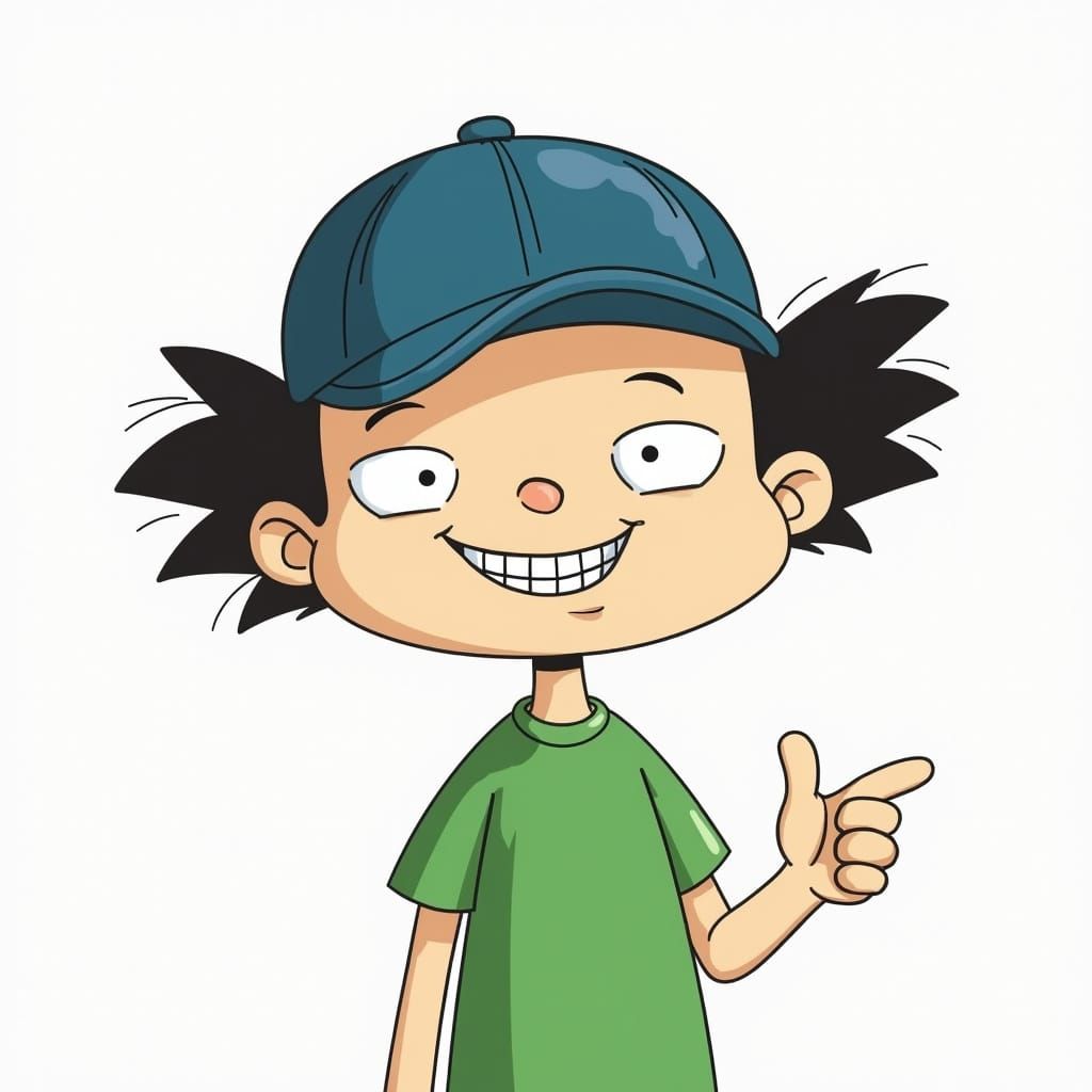 Arnold from Hey Arnold Invites a Handshake