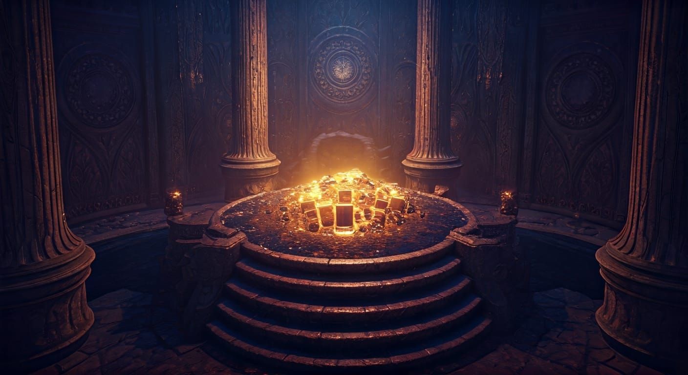 Fantasy Treasure Pool in Egerkrans Style