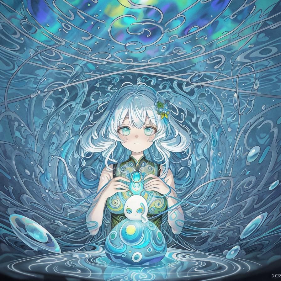 6. LoRA  young beautiful goddess by Kinetic Wet felting art ...