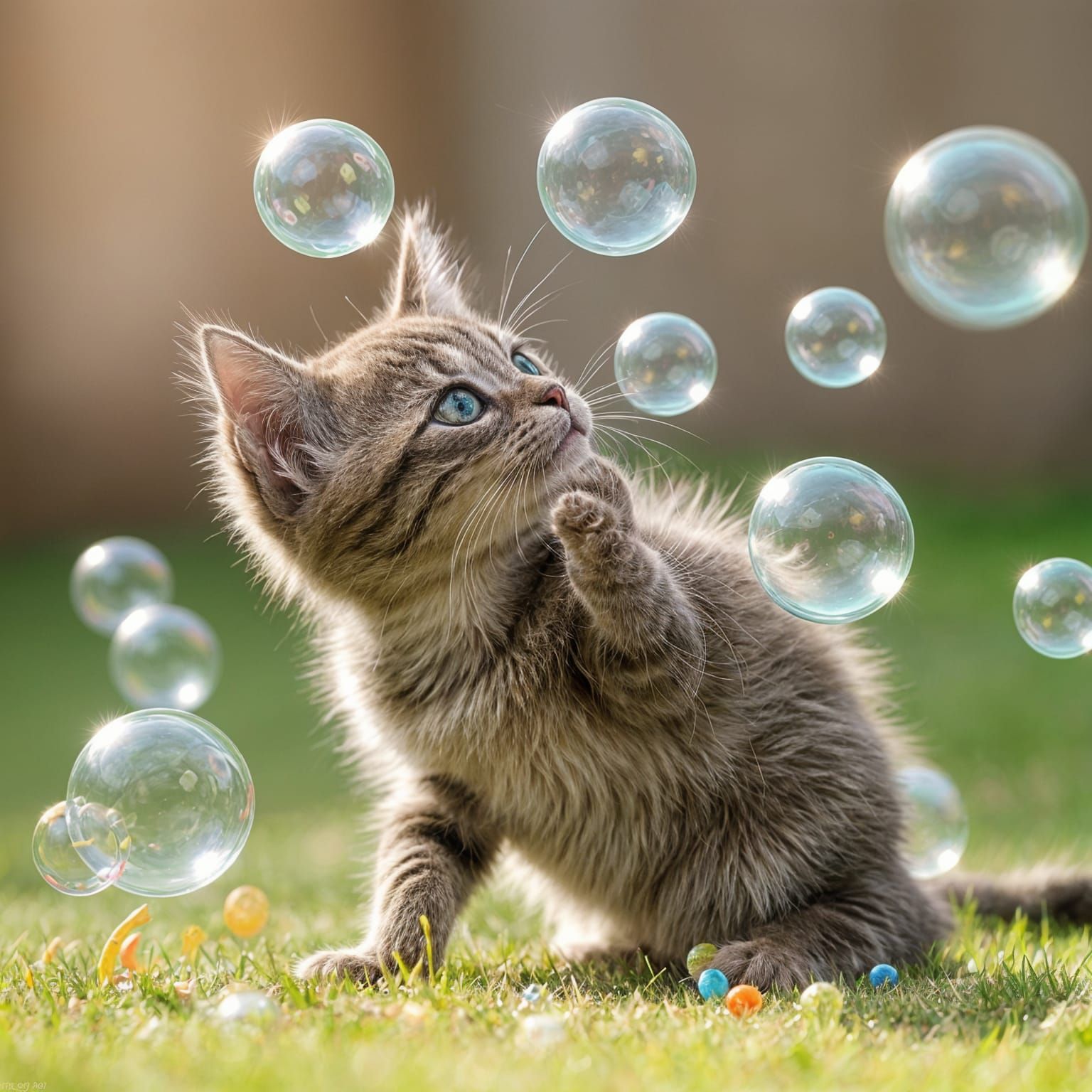 Kitten's Bubble Adventure