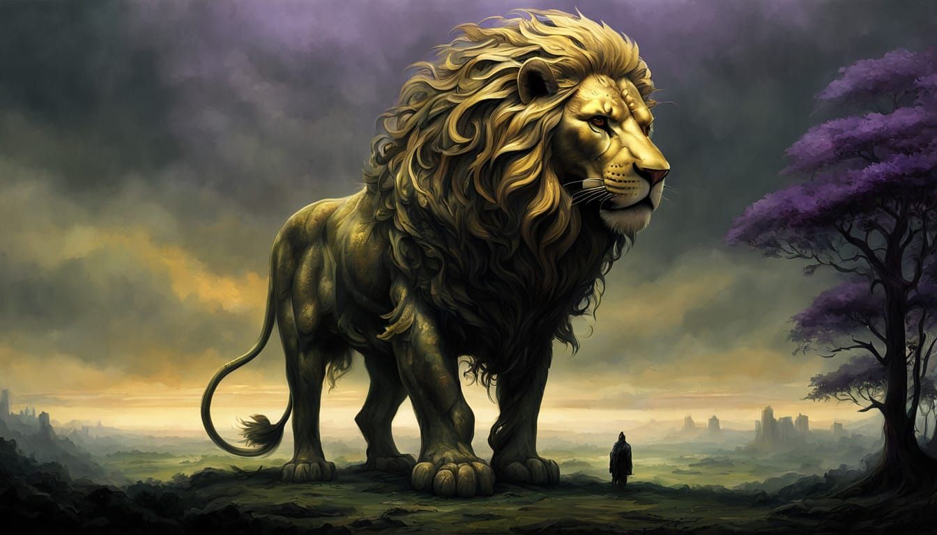 Lion of Valor in Royal Armor