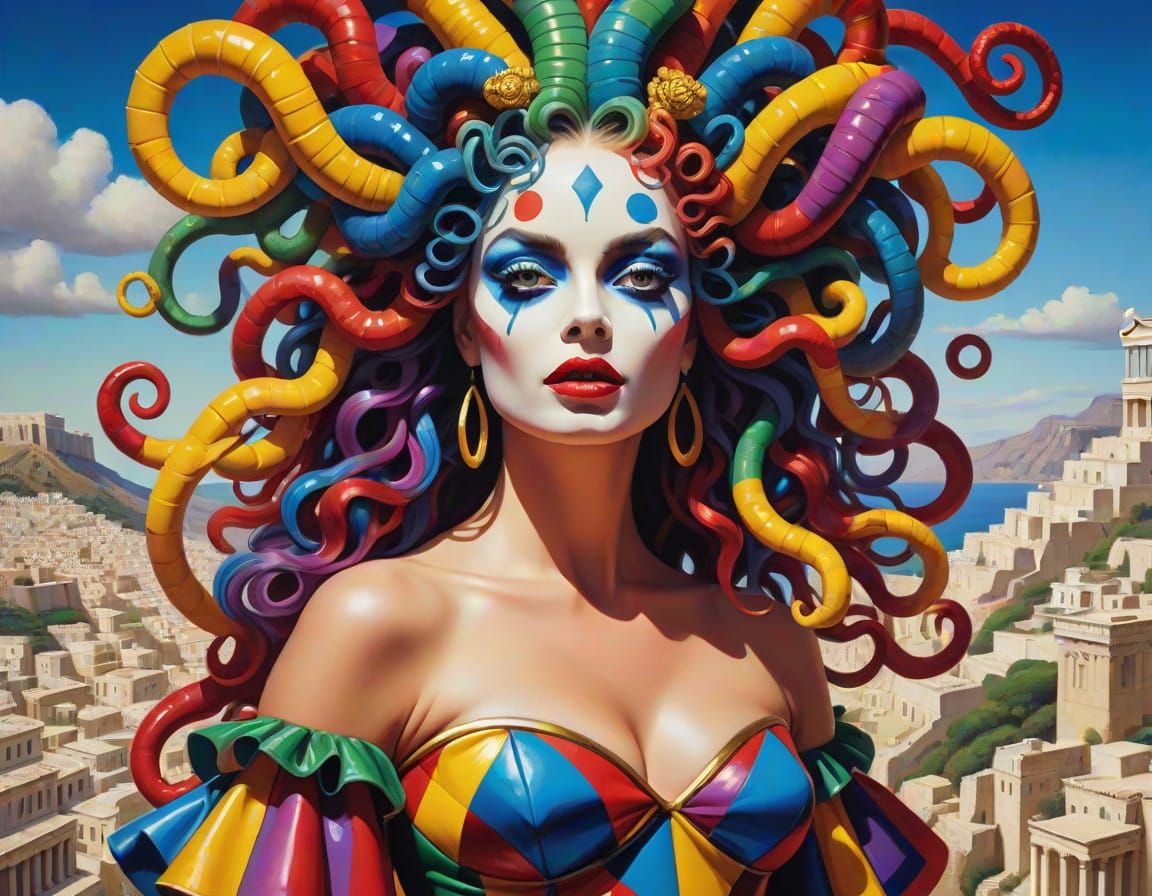 Harlequin Medusa.
