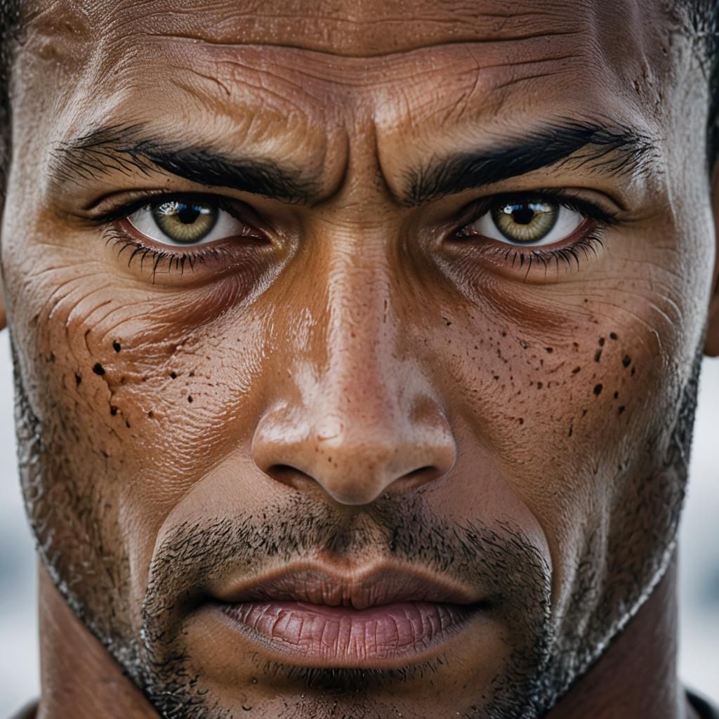 David Goggins Portrait in Studio Lighting