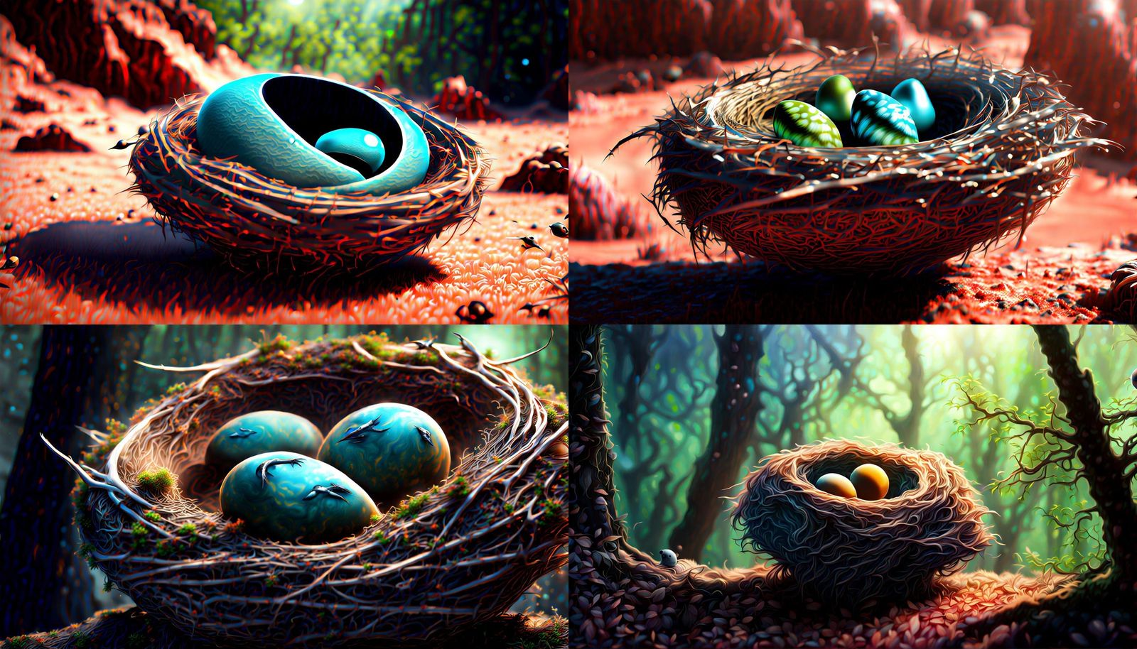 Alien Bird Species Nest on Earth-like Planet