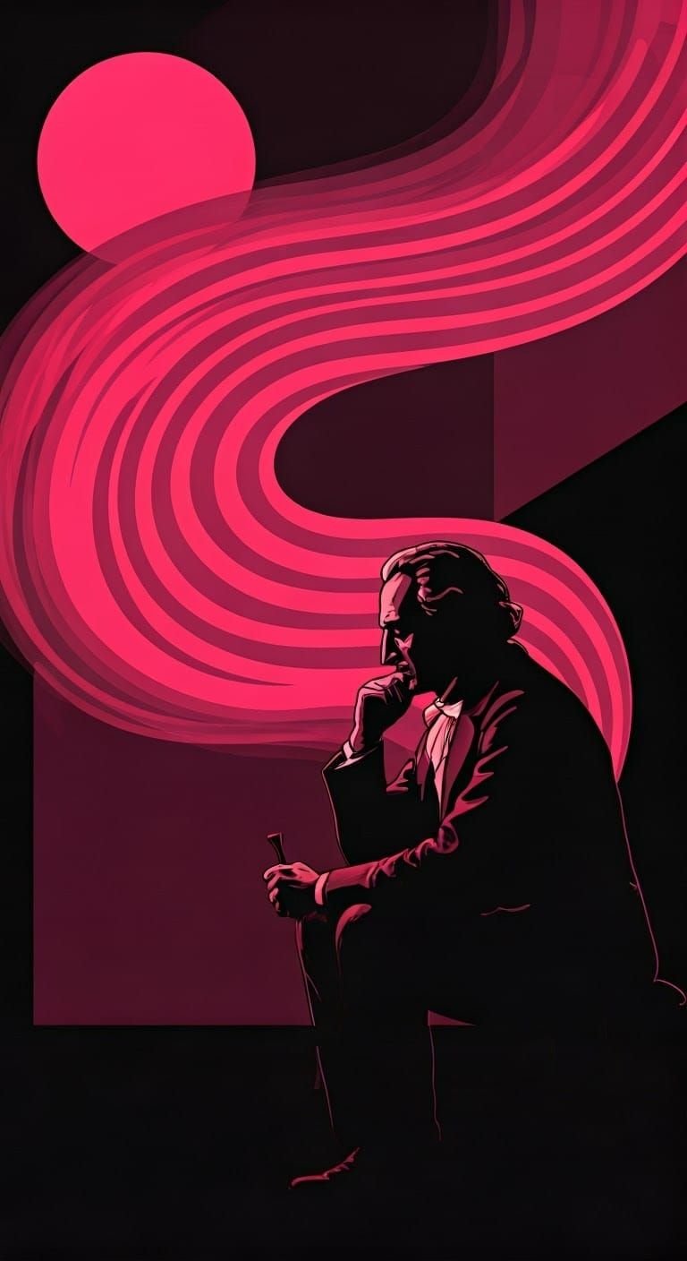 Composer's Mind Captures Vibrant Symphony in Saul Bass-Inspi...