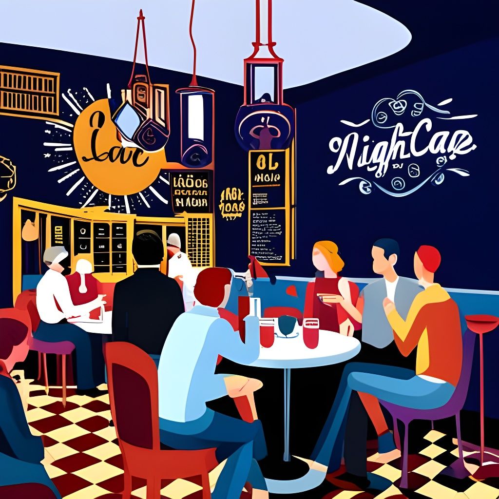 Welcome to the nightcafe! Sit and enjoy the peaceful ambienc...