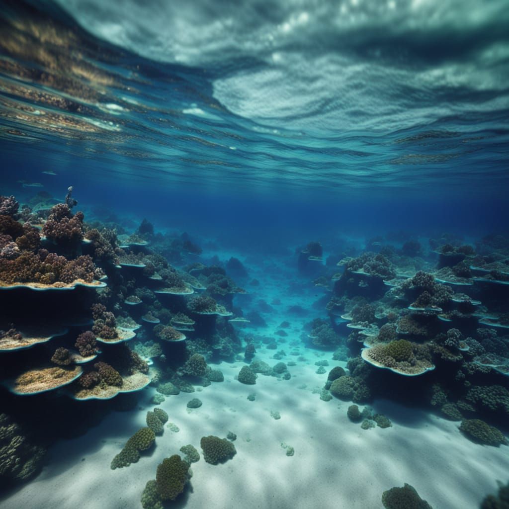 Underwater Ocean Photography with Bioluminescence