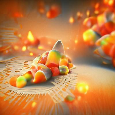 Classic Candy Corn Still Life