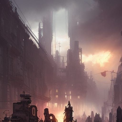 Steampunk Post-Apocalyptic Landscape in Unreal Engine