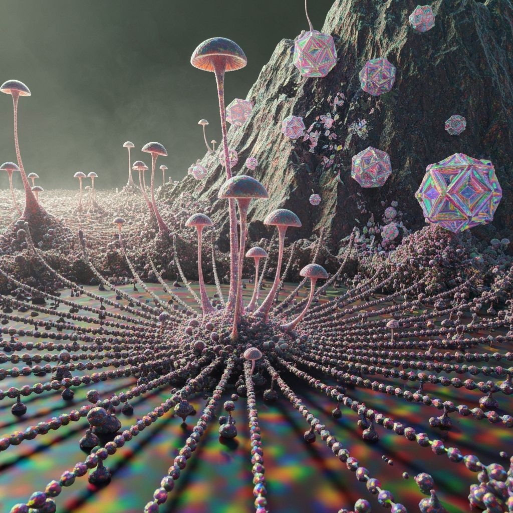 Quantum Fungi in Alien Nano-Realm