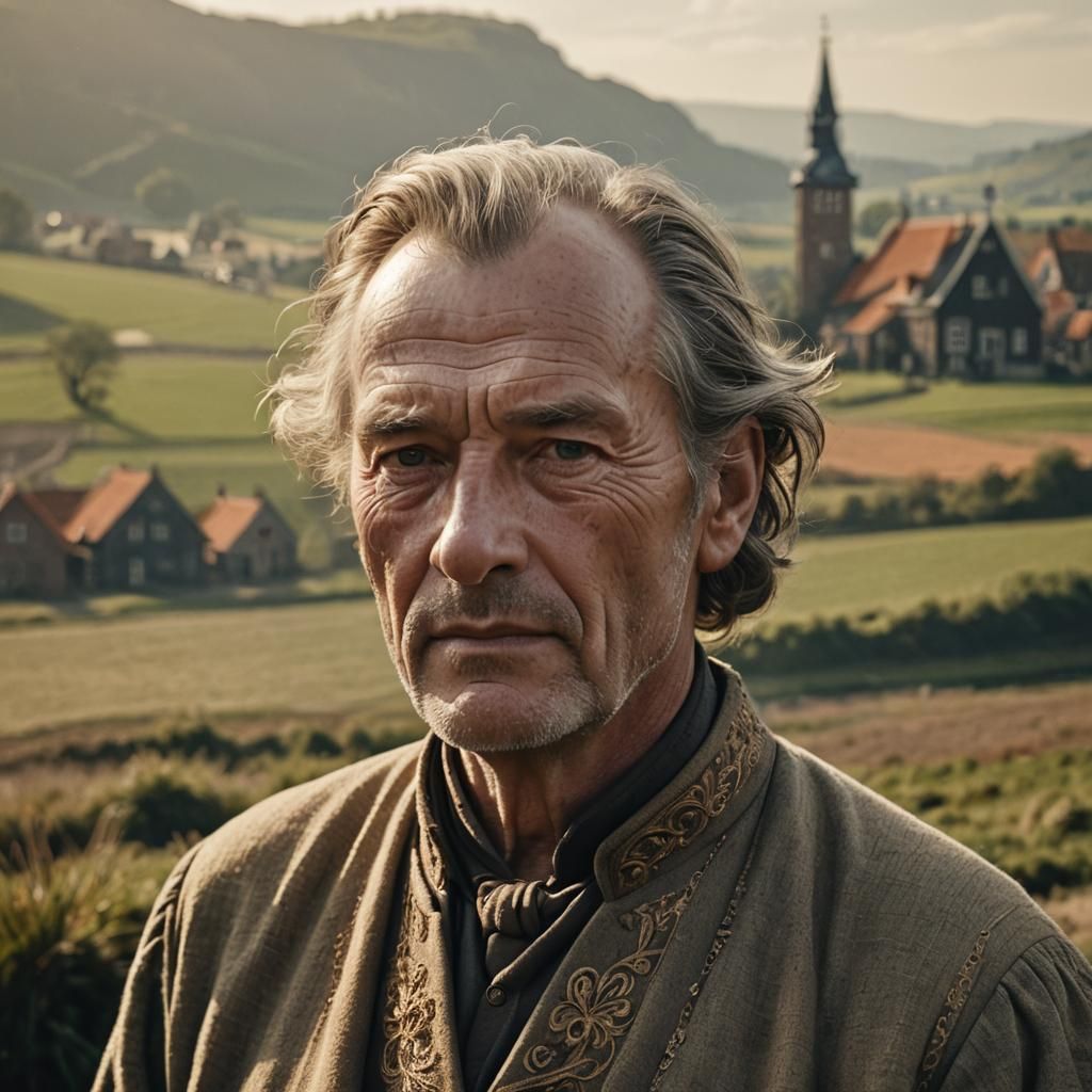 Dutch Man in Traditional Attire, Golden Age Style