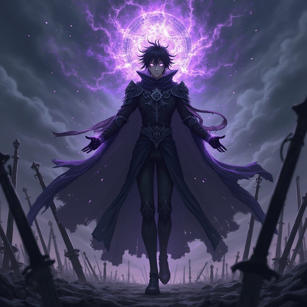 Sung Jinwoo in Epic Shadow Monarch Form