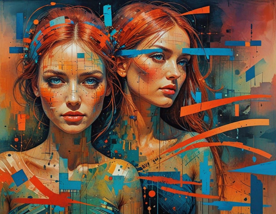 Abstract Surrealism Captures the Essence of Trust