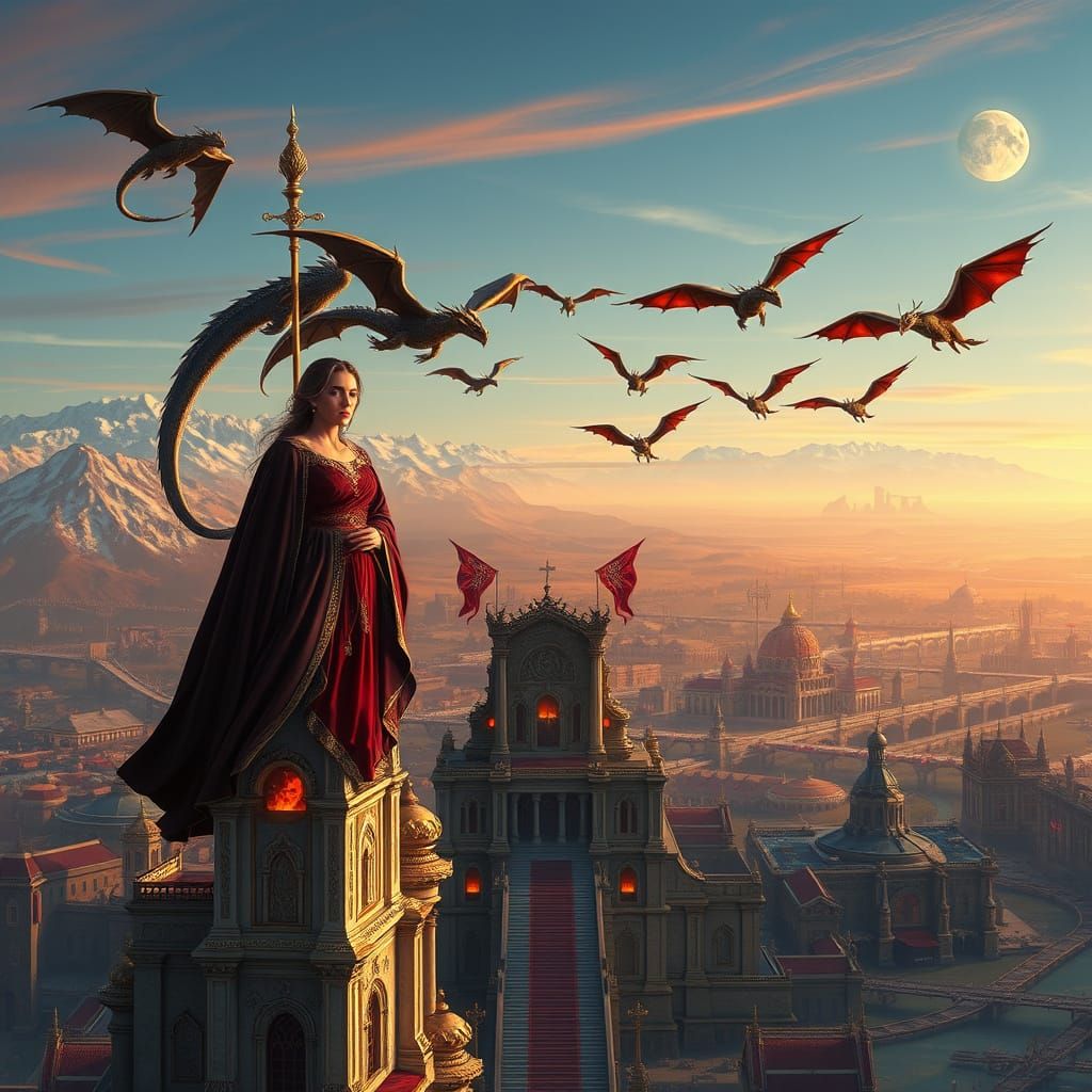 Tamriel's Imperial City in Fourth Era 201, Digital Painting