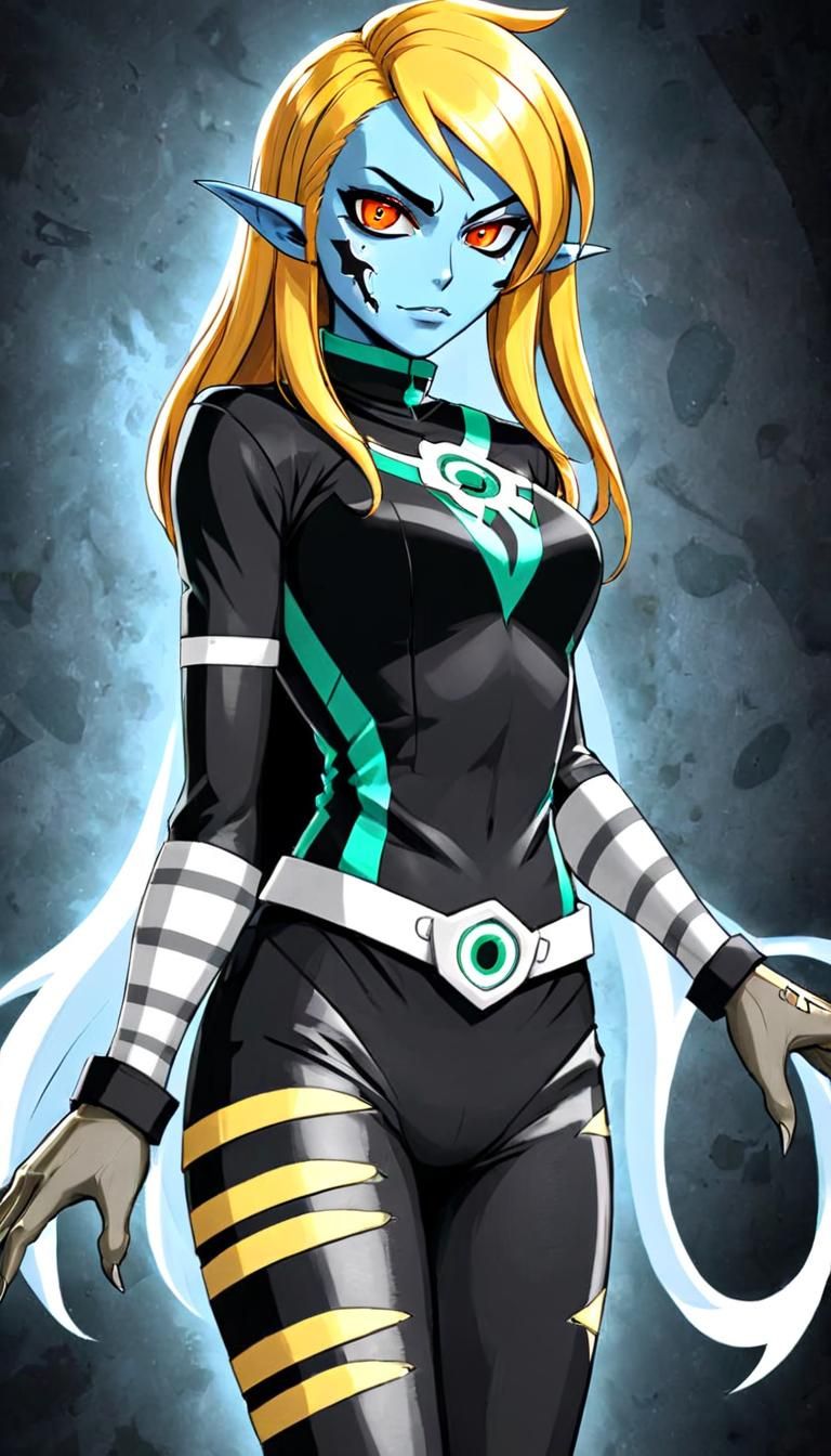 Monster Girl Gwen Tennyson in Astral Illustration