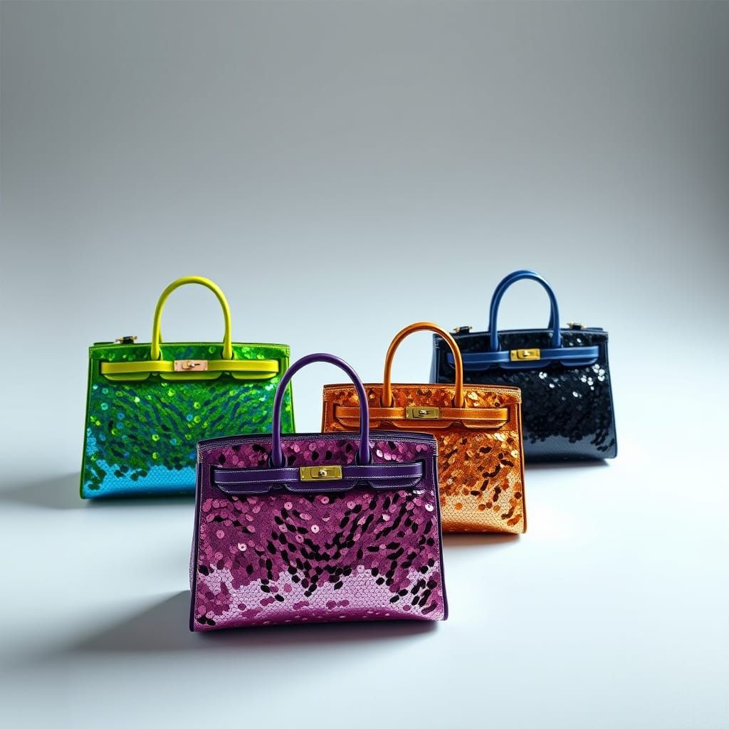 New LV Sequin Hand Bag : Limited Edition  Casino Lovers