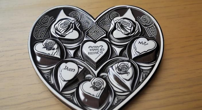 M C Escher woodcut : Valentine's Day 6